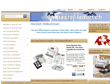 Tablet Screenshot of bastel-laden.ch